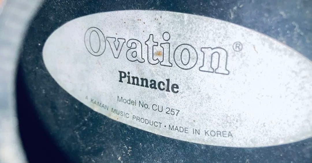 【動作良好・希少品】OVATION CU257-RRB pinnacle