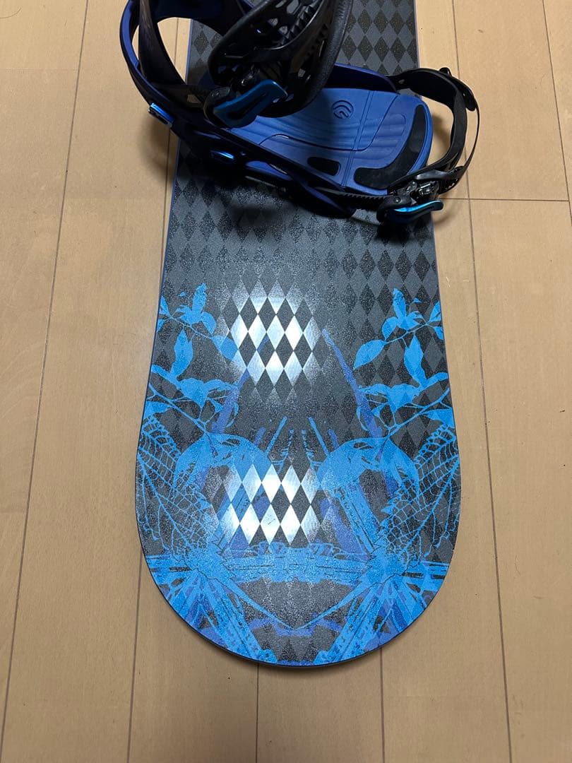 スノーボード kissmark 154cm ビンディング FLUX size M