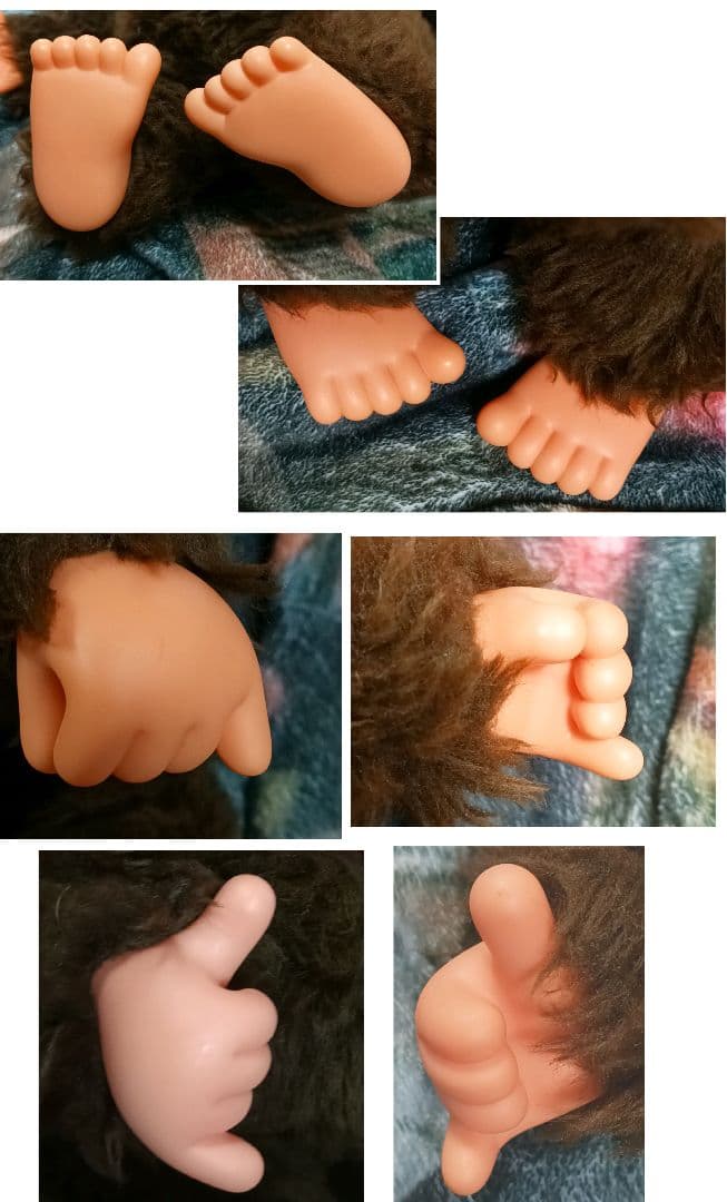 希少　昭和レトロ　セキグチ　ブルーアイ　モンチッチ　ぬいぐるみ　男の子②