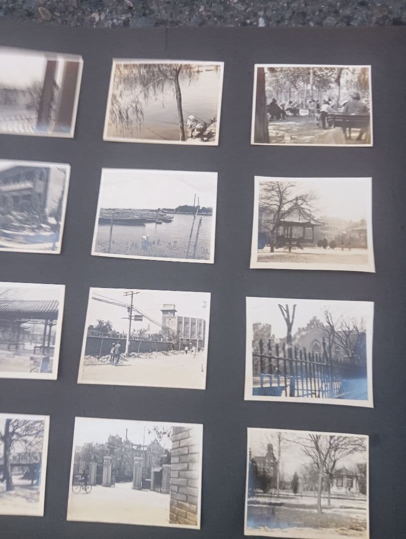 満州の古い写真　６７枚　貼り付け　アルバム　　風景　人物　建築　風俗　戦前