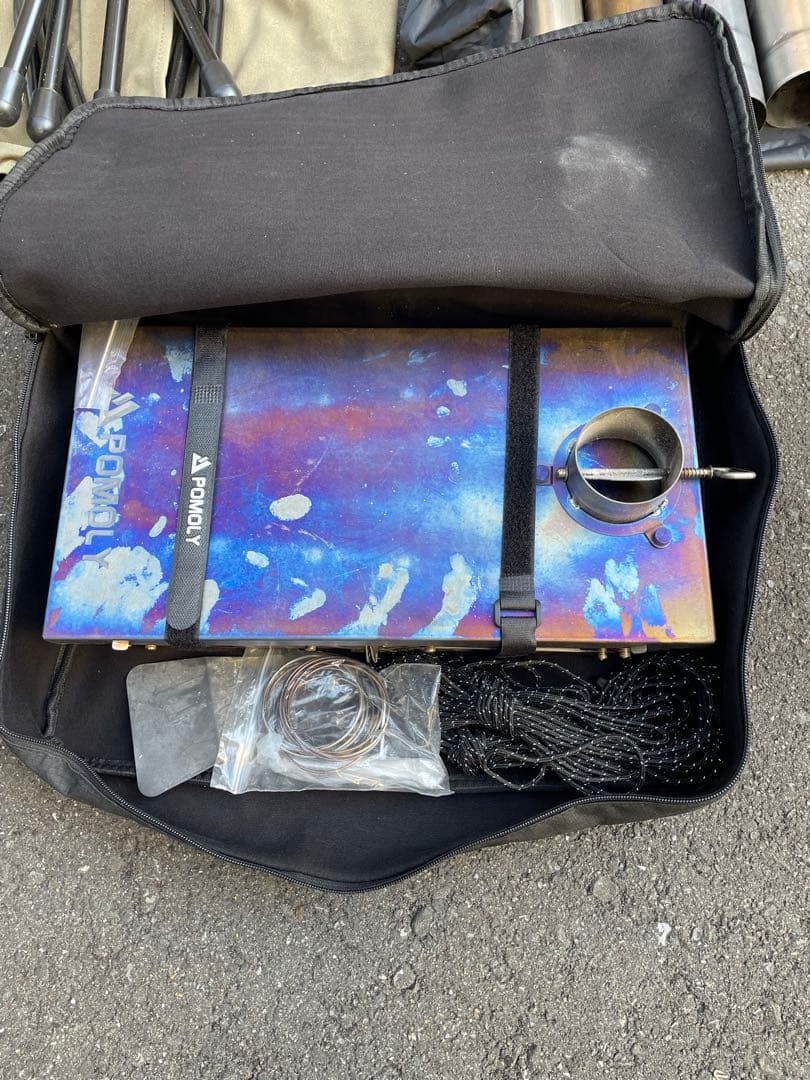 POMOL 薪ストーブ T-BRICK もろもろセット