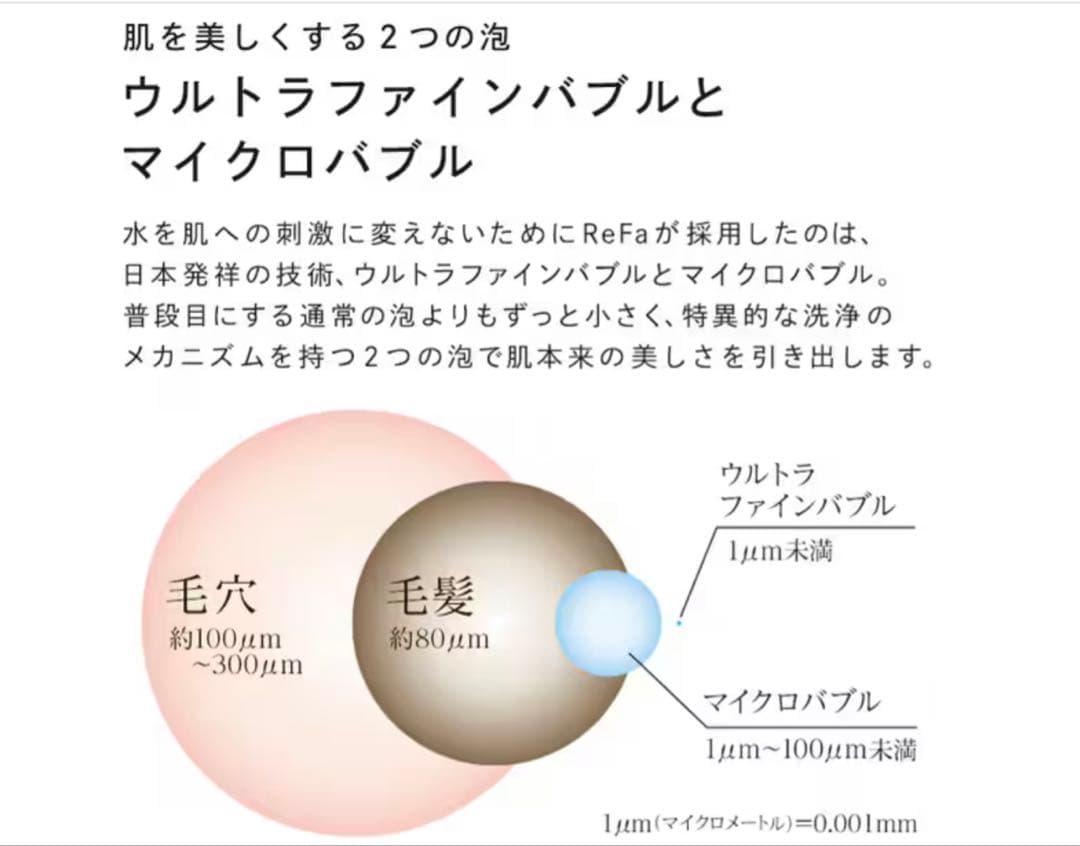 【リファ 】【ReFa】リファ ファインバブル ピュアRS-AM-02B(新品)