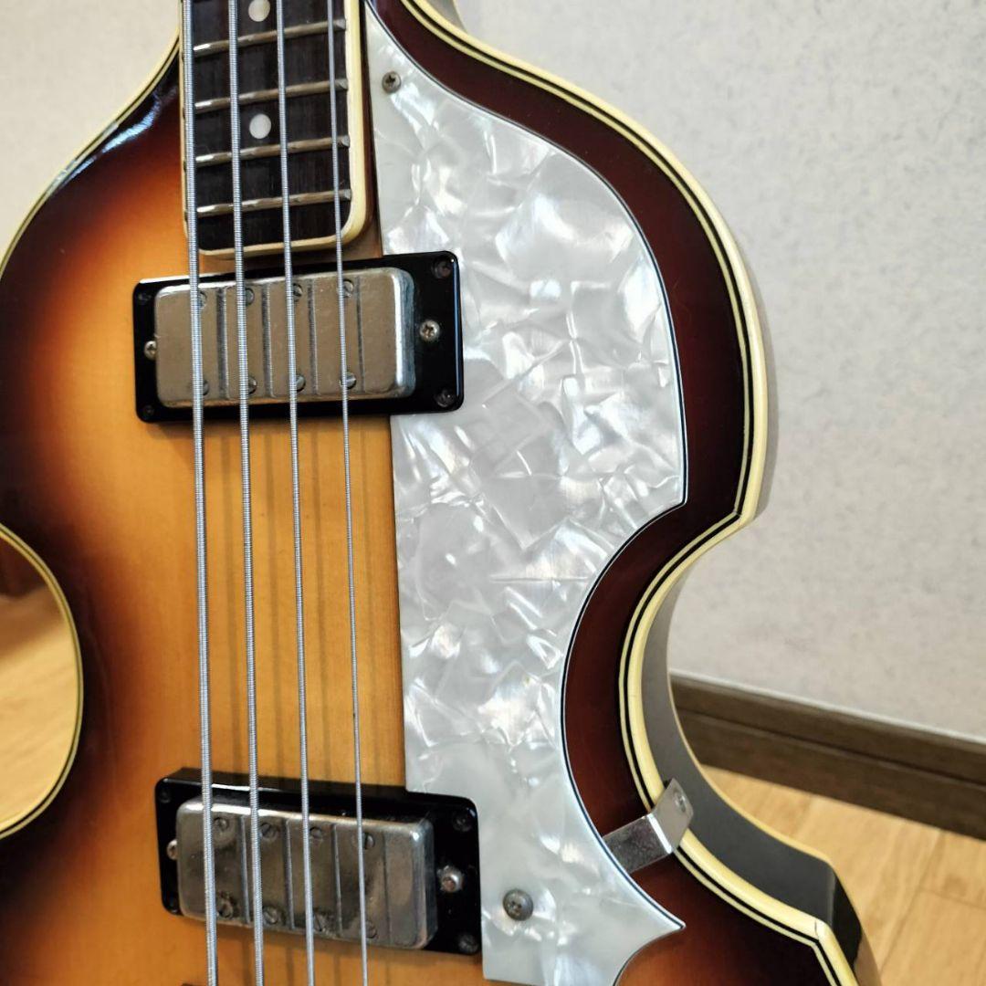 グレコストラップ＆ケース付/Grecoバイオリンベース/1981年製ビンテージ