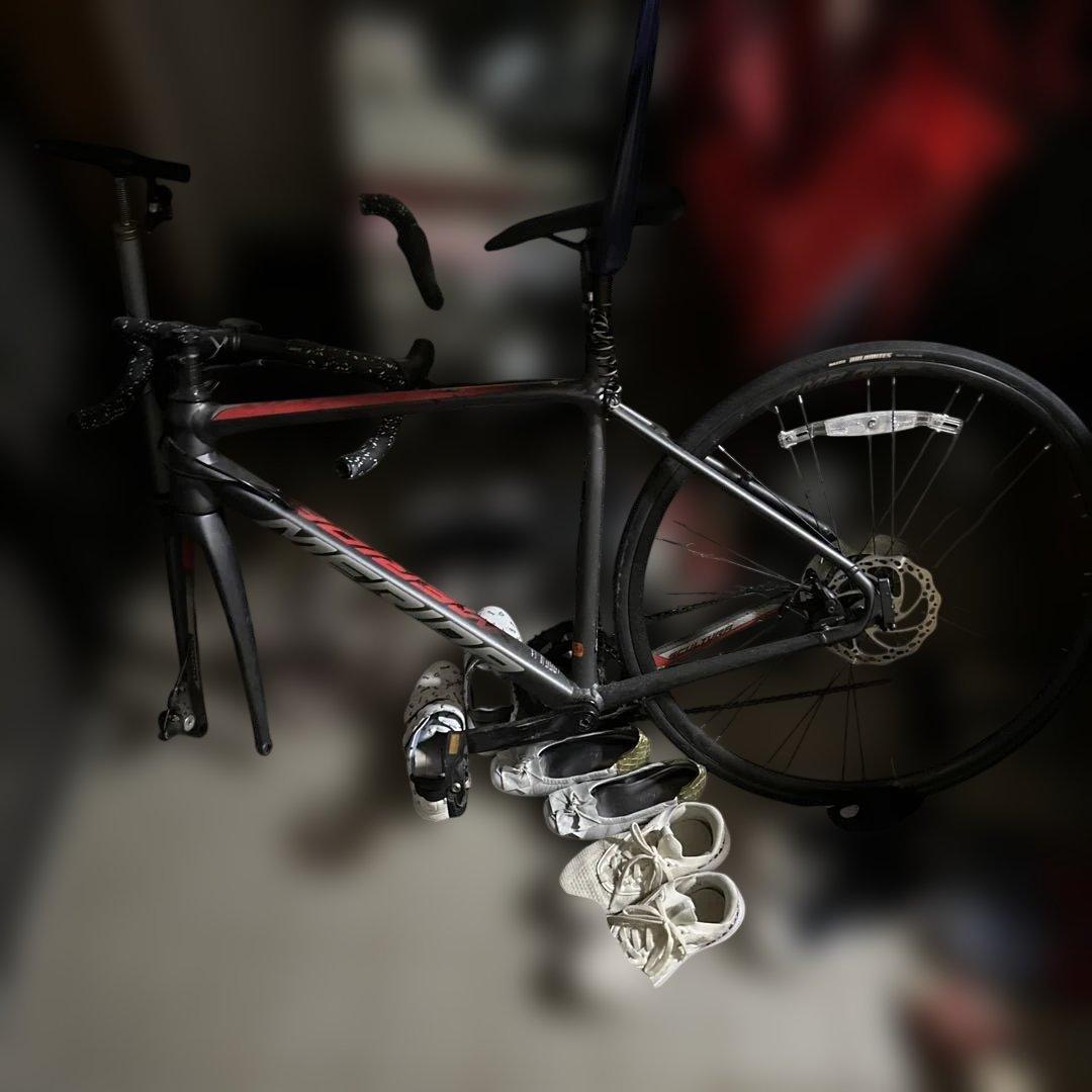 MERIDA ロードバイクフレーム ブラック/レッド　発送不可。引き取り限定。