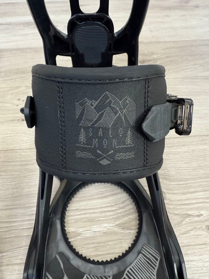 サロモンLサイズ　ブラック スノーボードビンディング