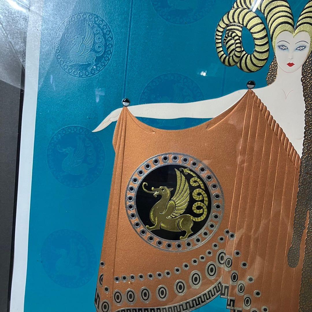 こ*め様 エルテ　ERTE ゴールデンフリース　 シルクスクリーンアート 52/