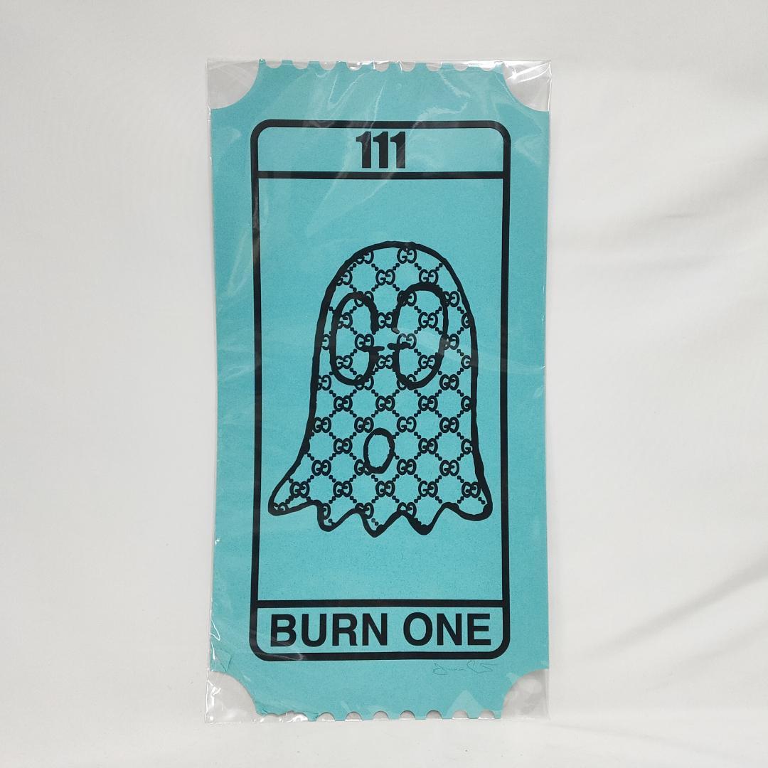 訳有 未使用トレバーアンドリュー バーンワン グッチゴースト ターコイズブルー