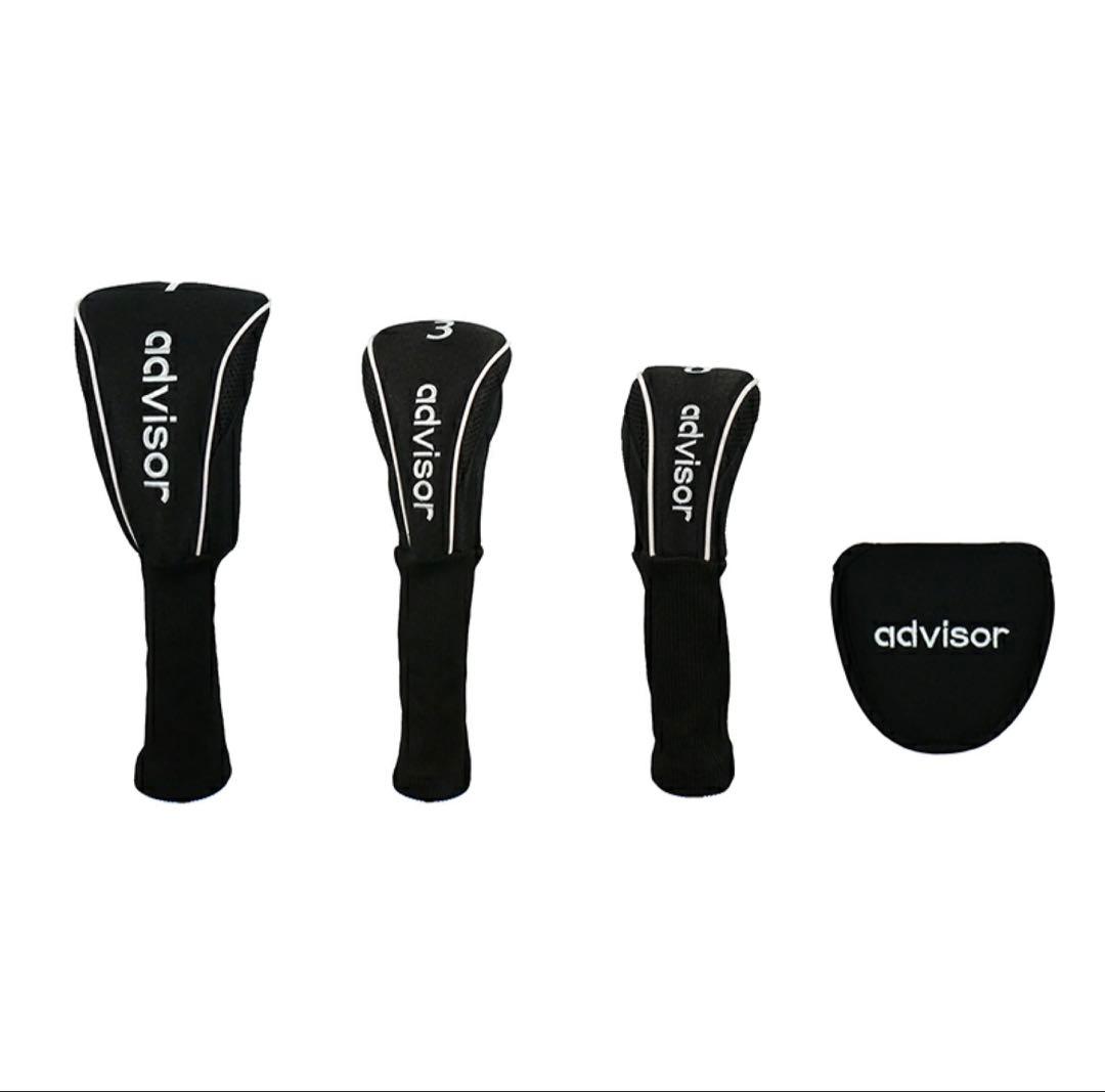 新品　advisor アドバイザー　ゴルフクラブ11本　キャディバッグセット　黒
