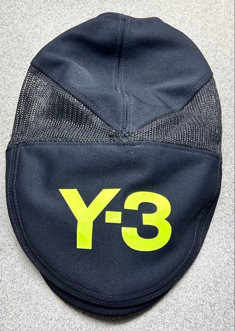 値下げ！Y-3 ワイスリー メッシュ ネオンイエローロゴ