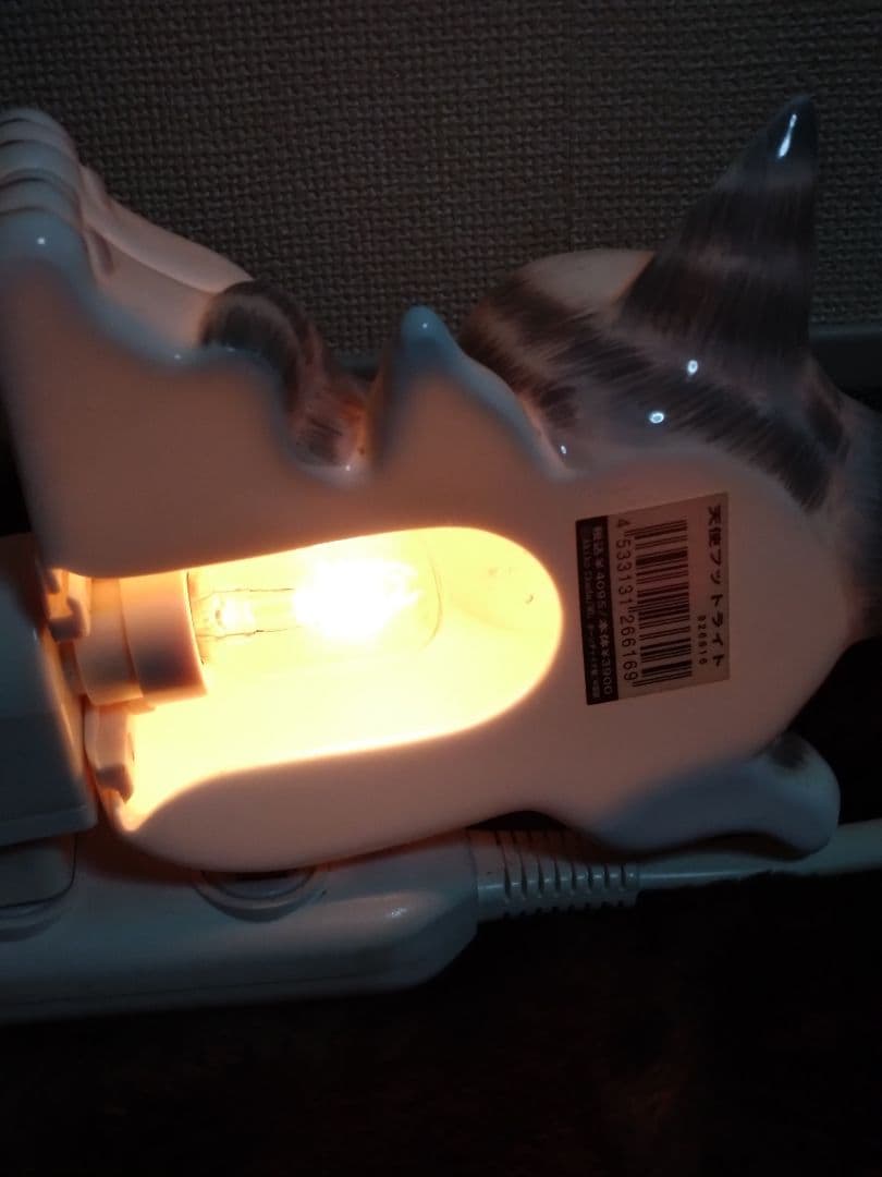 わちふぃーるど 天使フットライト 陶器製【レア】