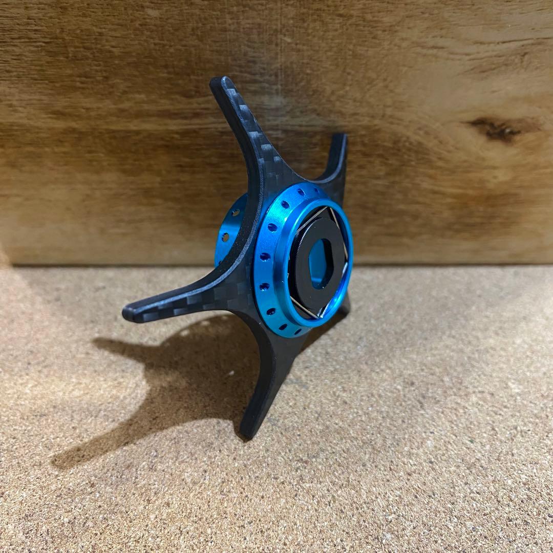 ⭐️ダイワ【カーボンスタードラグ×メカニカルブレーキノブ】セット⭐️ライトブルー⭐️