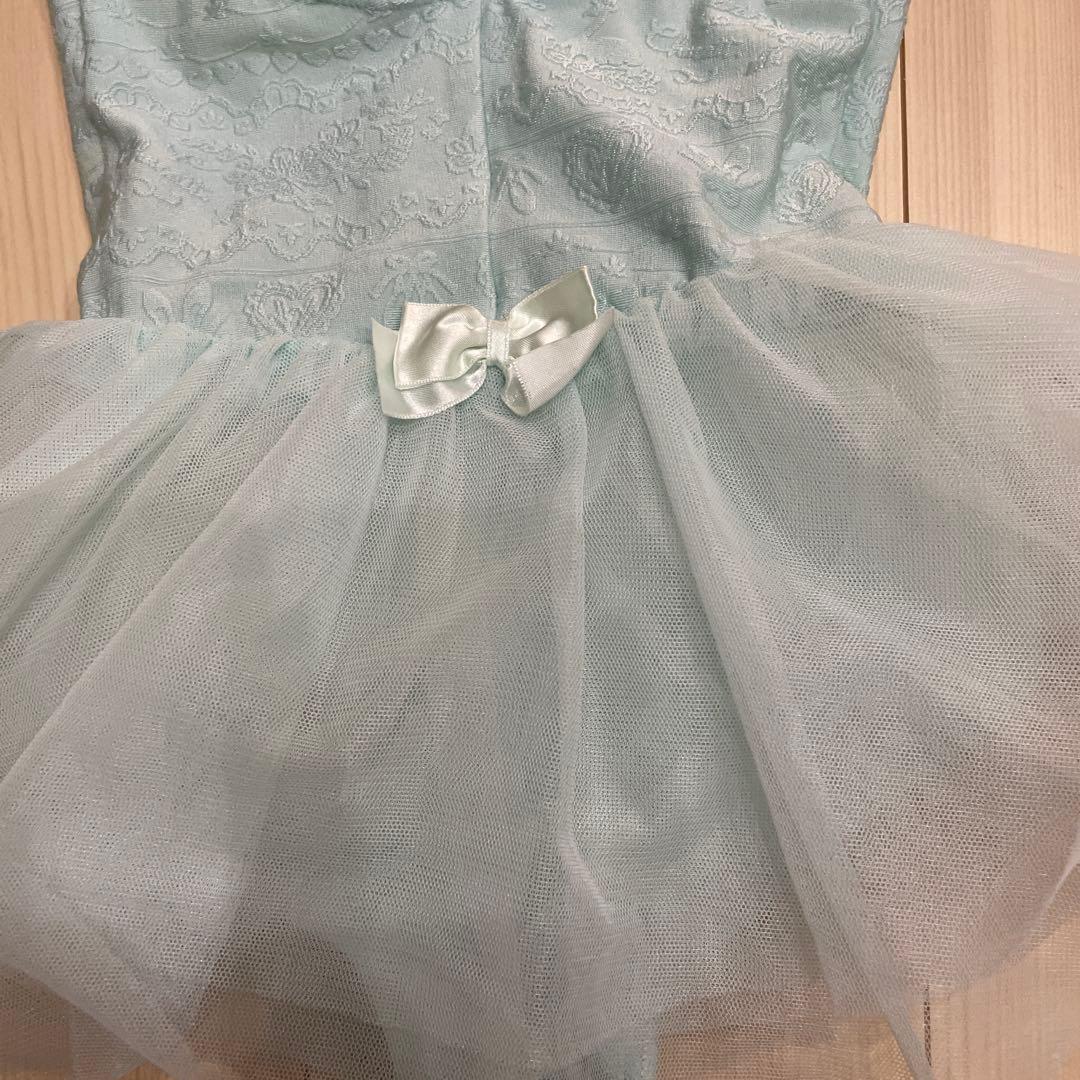 チャコット　スカート付きレオタード　ミントグリーン　120サイズ