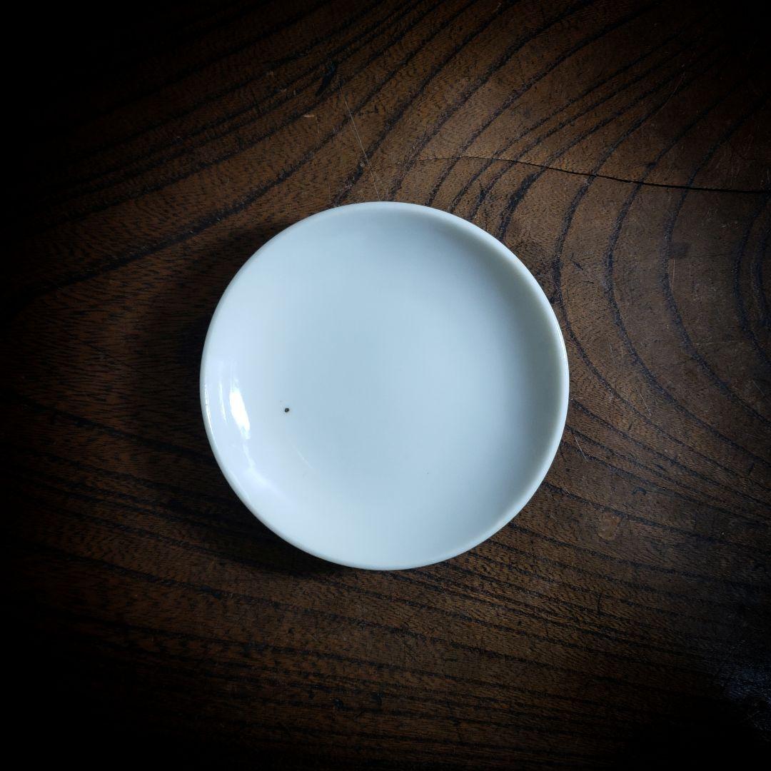 小皿　古伊万里　豆皿　江戸末期　白磁　ホクロ　手塩皿