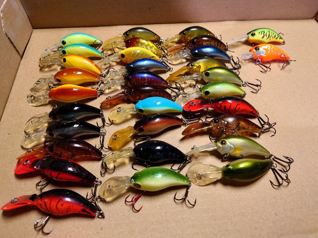 バス釣り引退セット　メガバス　エバーグリーン　ガンクラフト