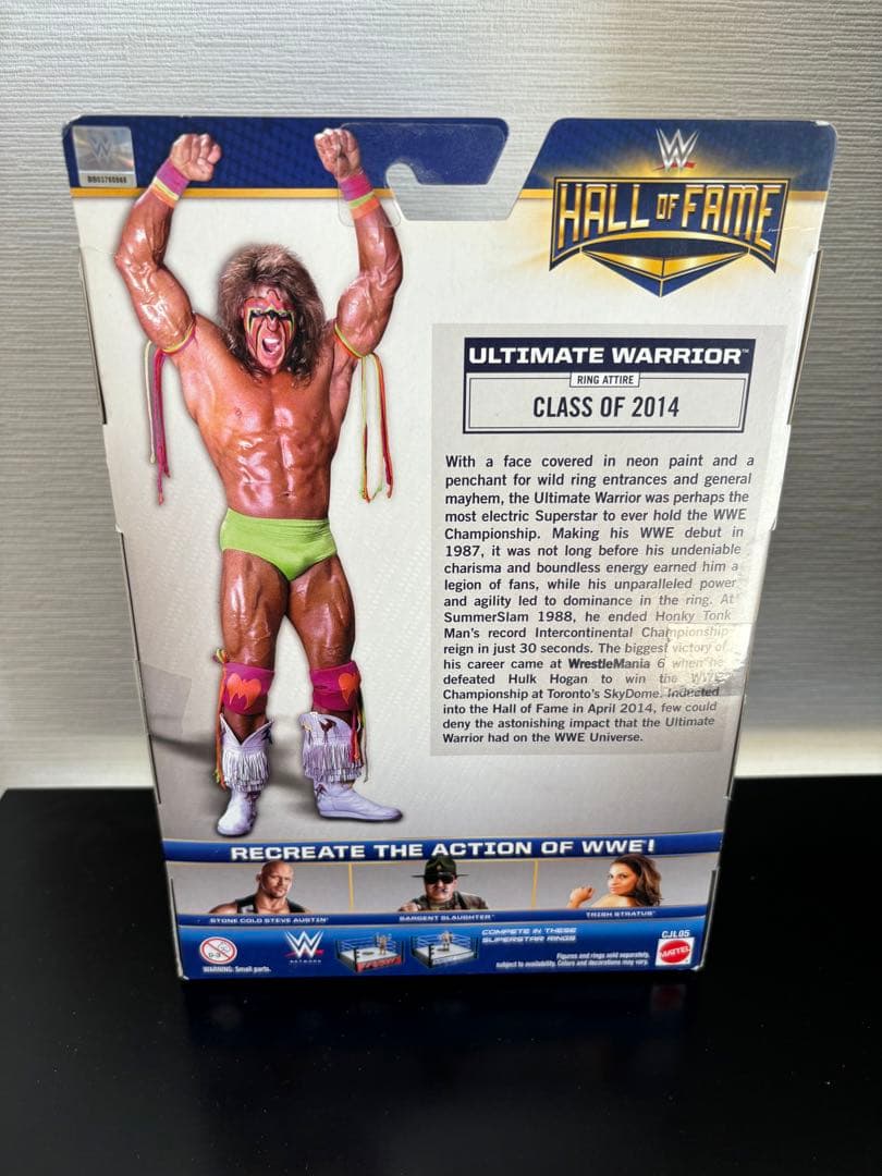 WWE Mattel Elite Ultimate Warrior 新品未開封