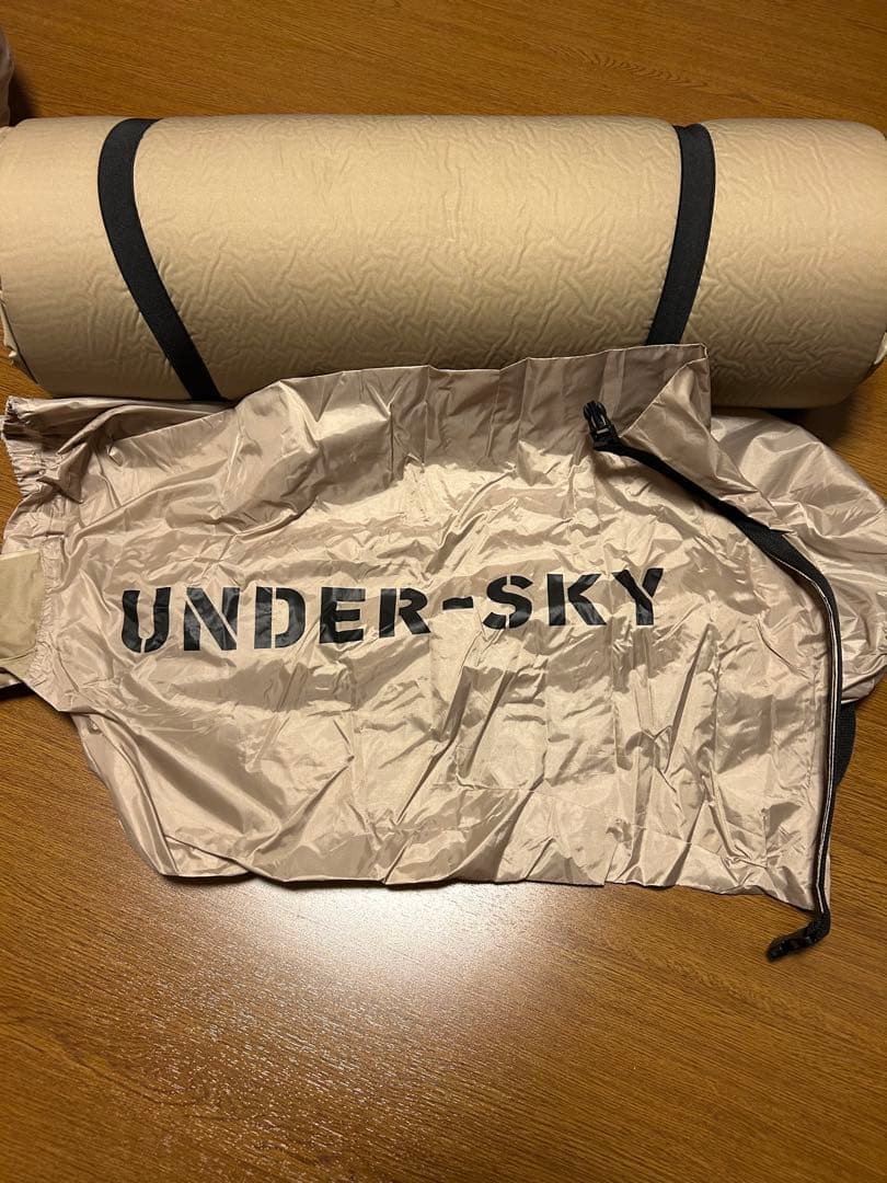 インフレータブルマット 2セット 8cm キャンプ UNDER-SKY