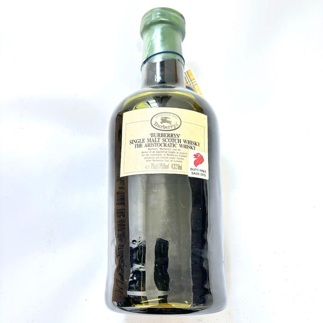 箱付属 未開栓 プレミアム Burberry's シングルモルトウイスキー