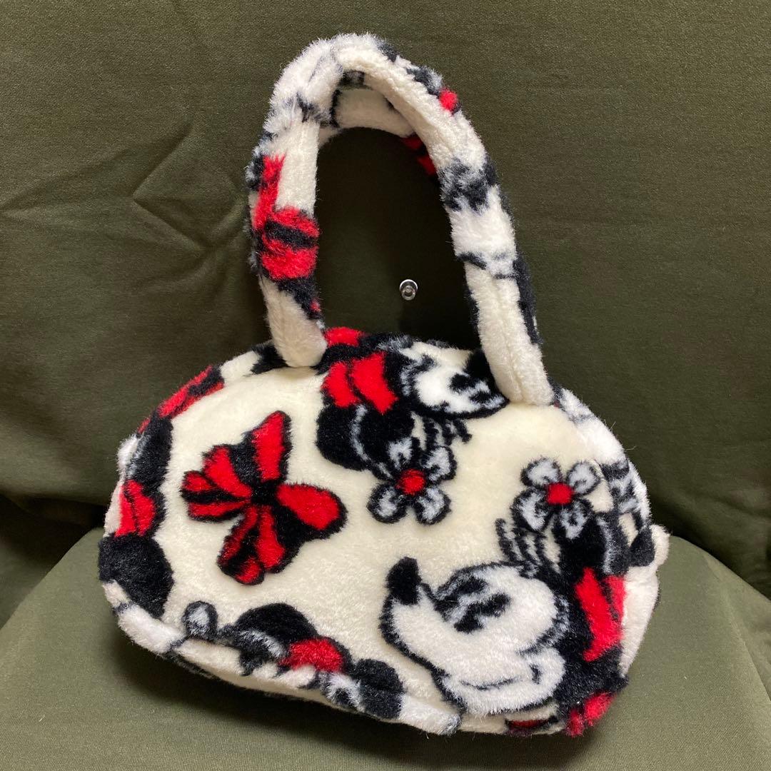 希少ディズニーリゾートミニーマウス ファーバッグ ディズニーランド