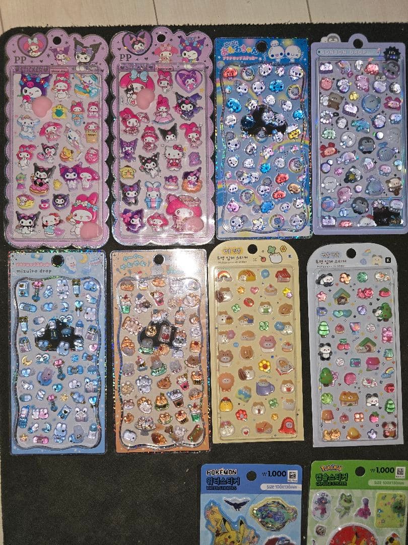 キャラクターシールセット 3Dエフェクト　纏め　17枚