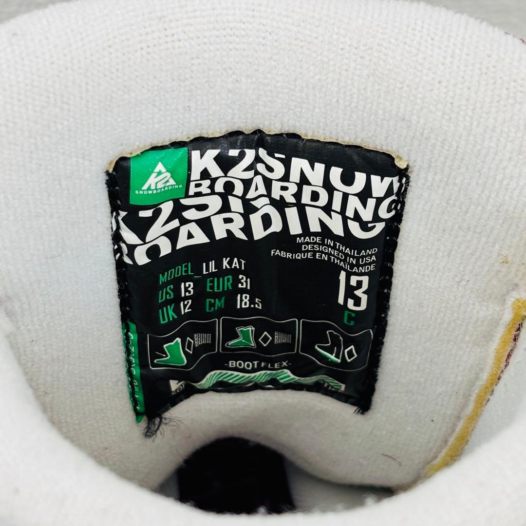 【ジュニア・キッズ】BURTON スノーボード3点セット 100cm K2 ボア