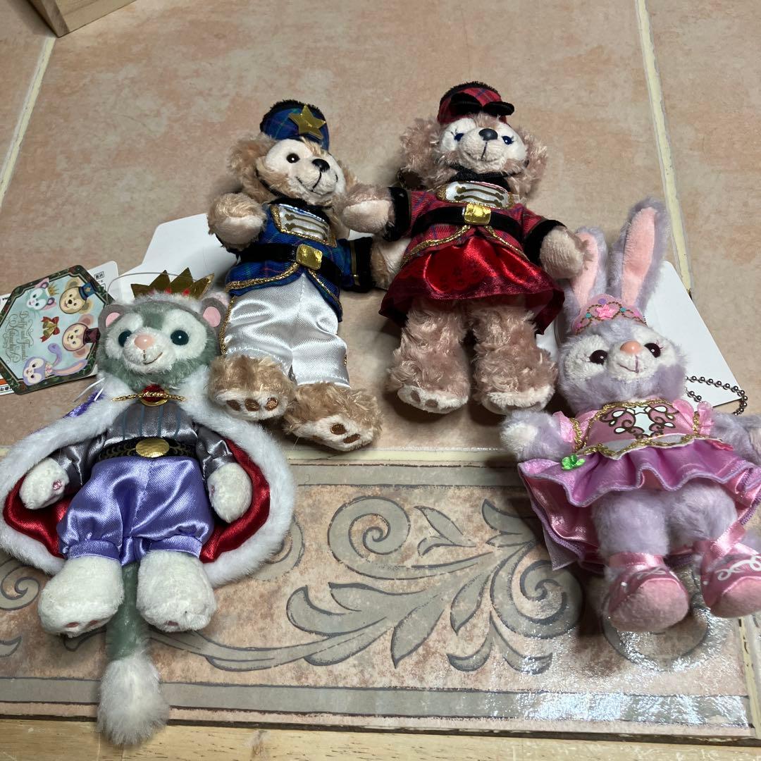 【未使用】ダッフィ&シェリーメイ他4セットくるみ割り人形