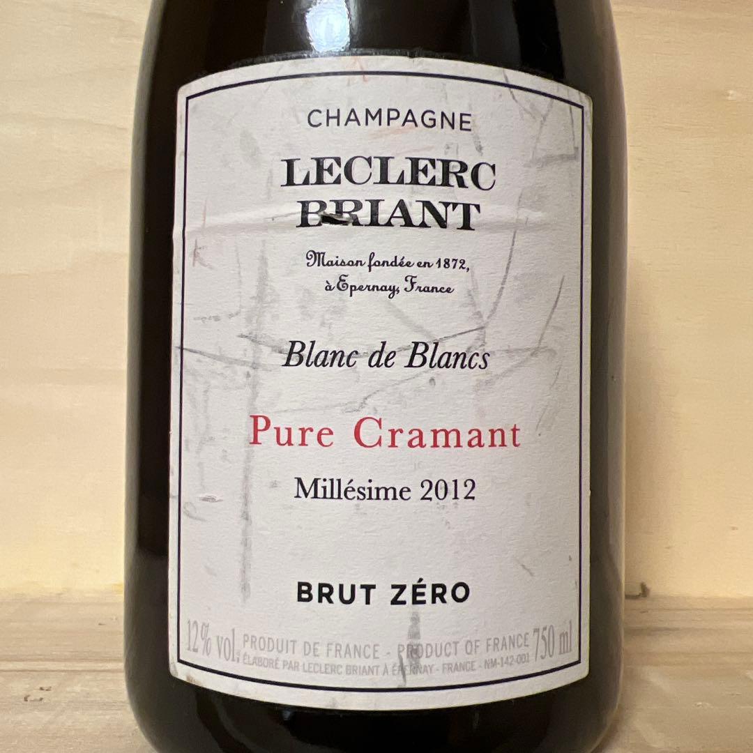 ワイン LECLERC BRIANT Pure Cramant 2012