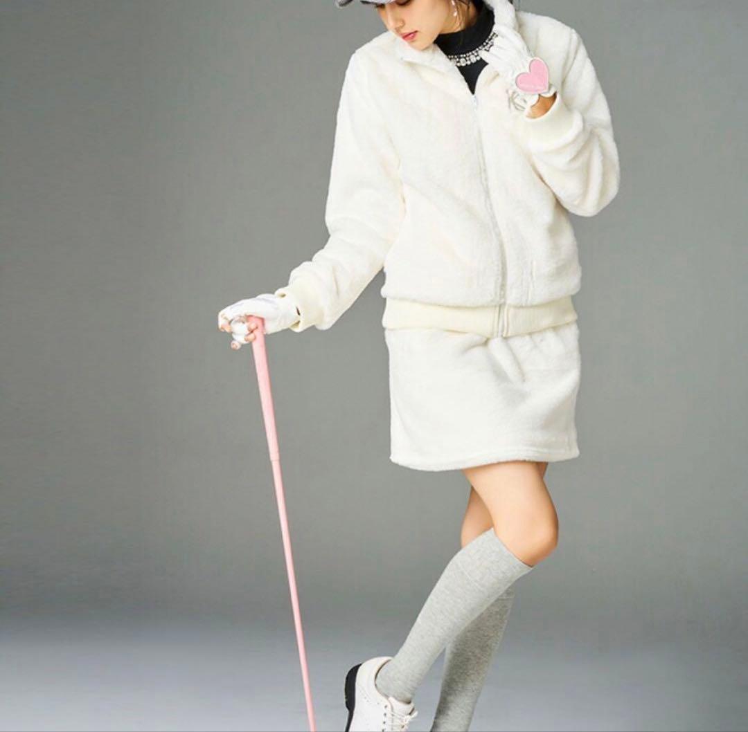 ファーレディースジャケット&スカート　上下セット　新品未使用　L 暖かい