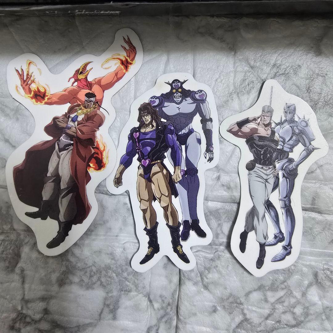 ジョジョ　スシローコラボ　プレート、ステッカー、ピックセット