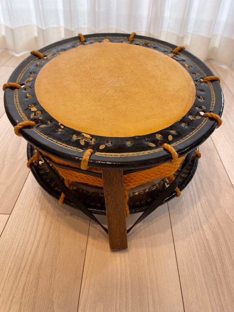 ＊にこ＊　【和楽器】　締太鼓　和太鼓　台座　バチ