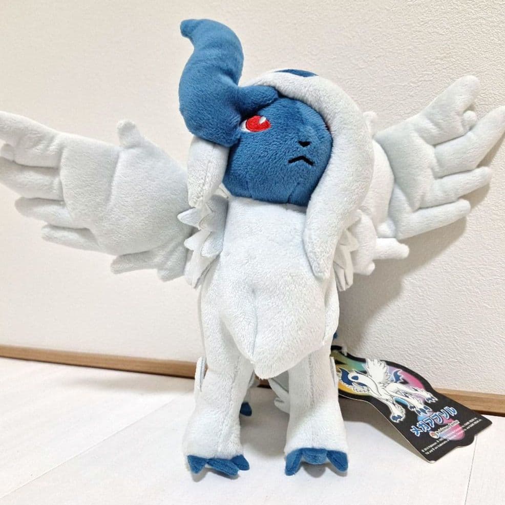 ポケモンセンター　メガアブソル　ぬいぐるみ　タグ付き　メガ進化