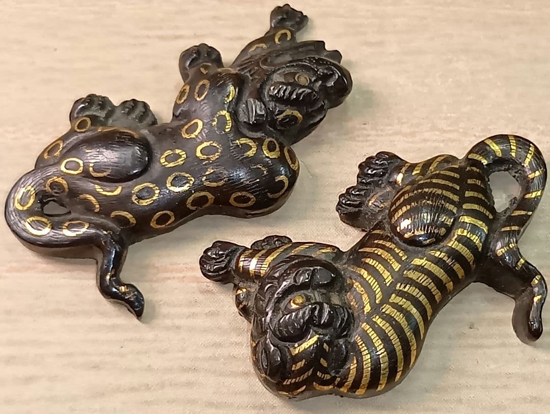 目貫／後藤系虎目貫／前金具