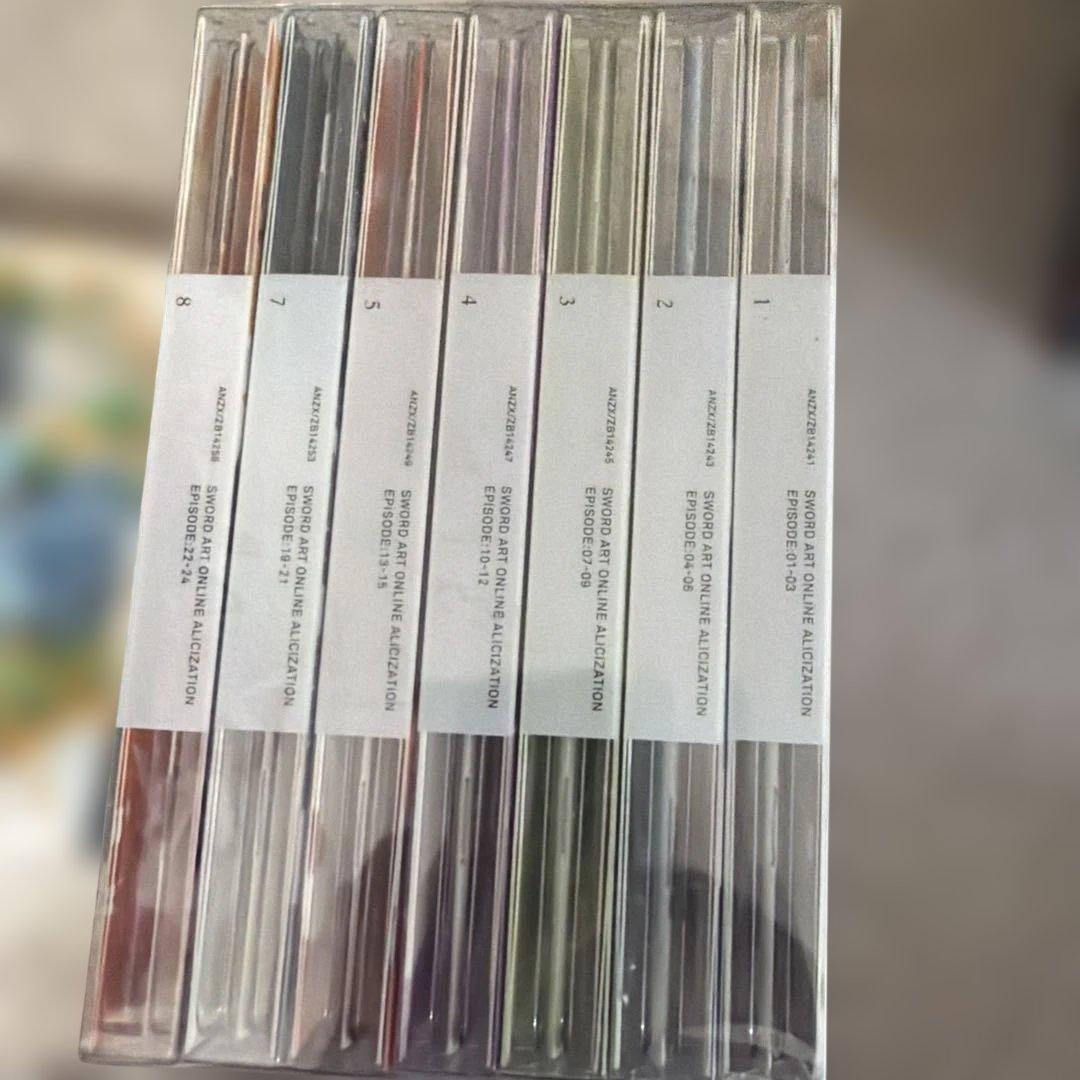 ソードアートオンラインDVDアリシゼーション前半まで　各種映画まとめ売り