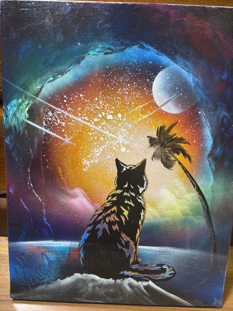 スプレーアートエデン F6 原画キャンバス額入り