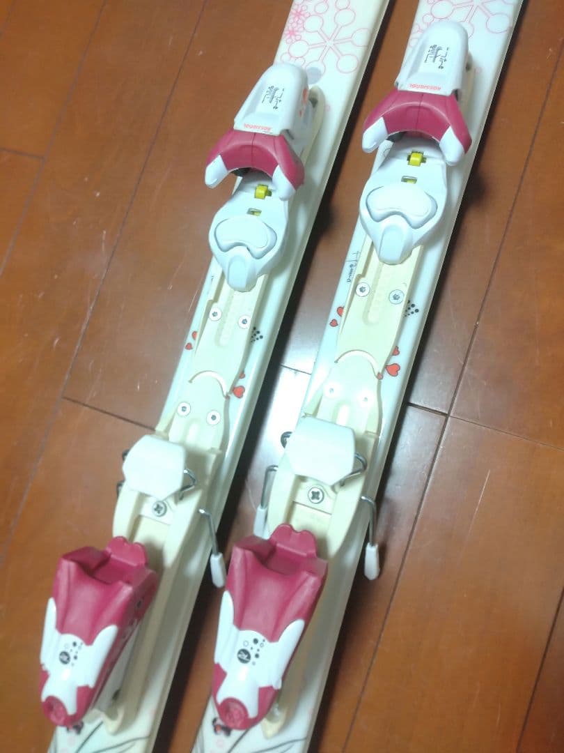 【状態良好☆】130cm　ROSSIGNOLスキー板セット♪　送料無料！