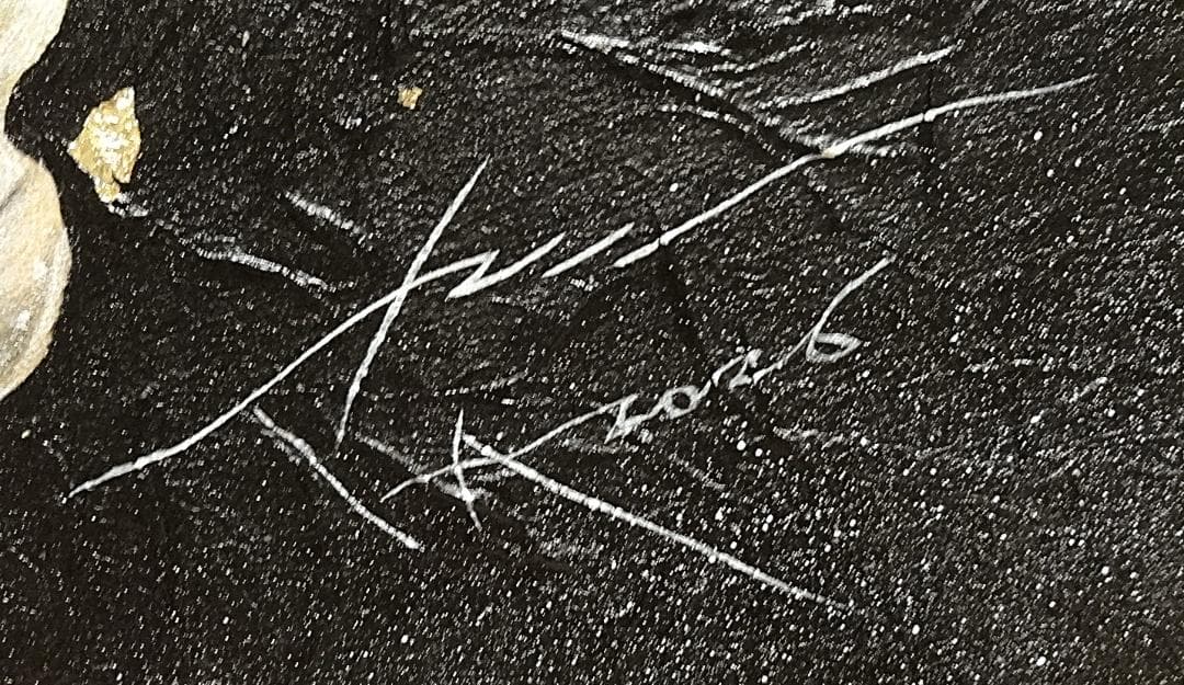 上鈴木正一 油絵 10号『オルフェーヴル(RUN)』1/25午前10時まで掲載!