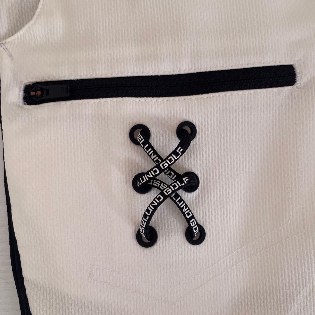 ラッセルノRusseluno ゴルフパンツ　白×黒　サイズ1 新品未使用