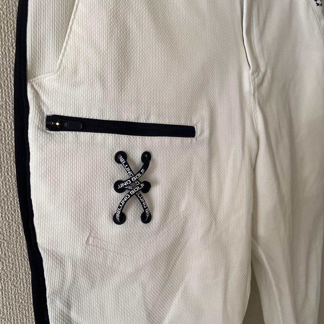 ラッセルノRusseluno ゴルフパンツ　白×黒　サイズ1 新品未使用