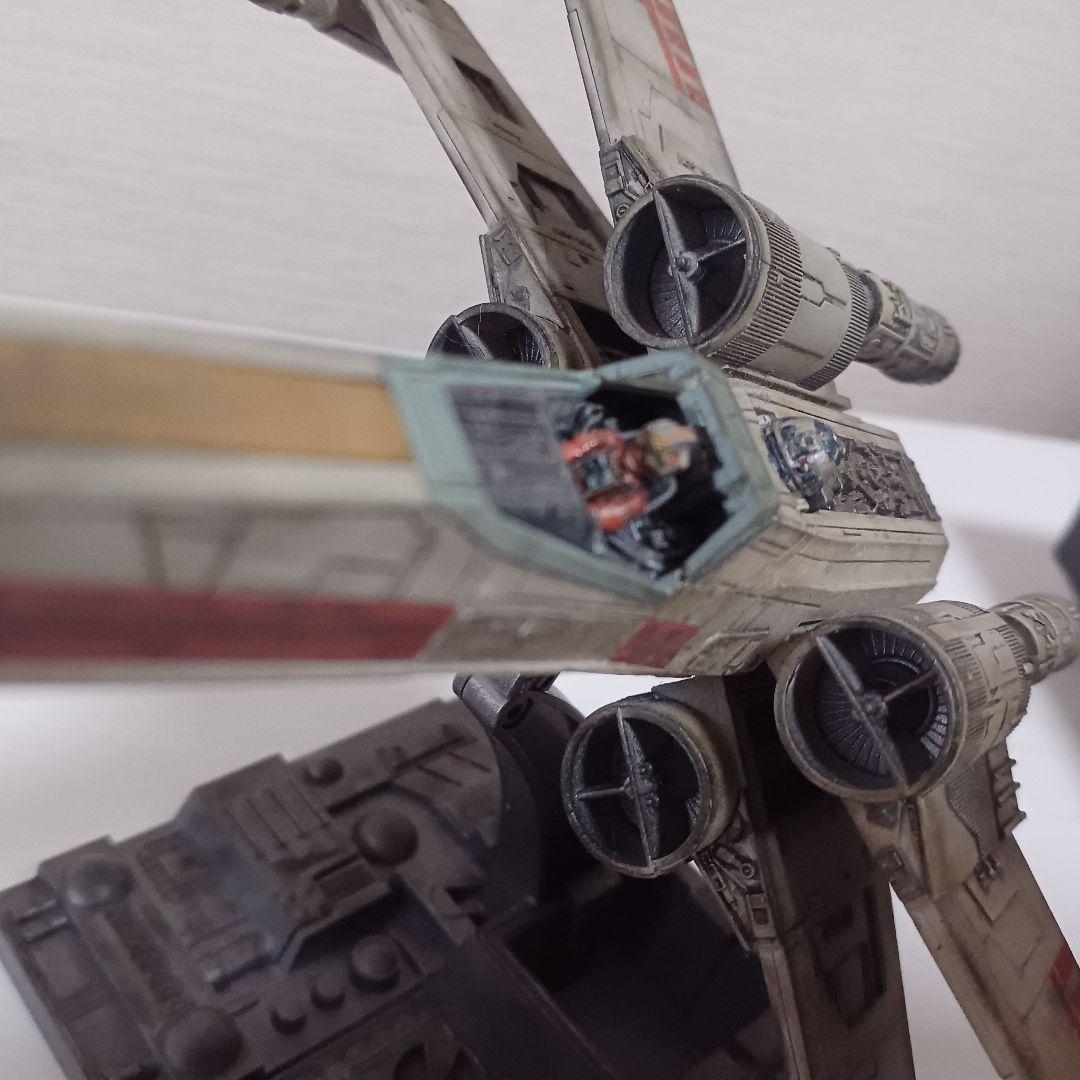 【バンダイ製スターウォーズ】1/72Xウイングファイタープラモデル完成品