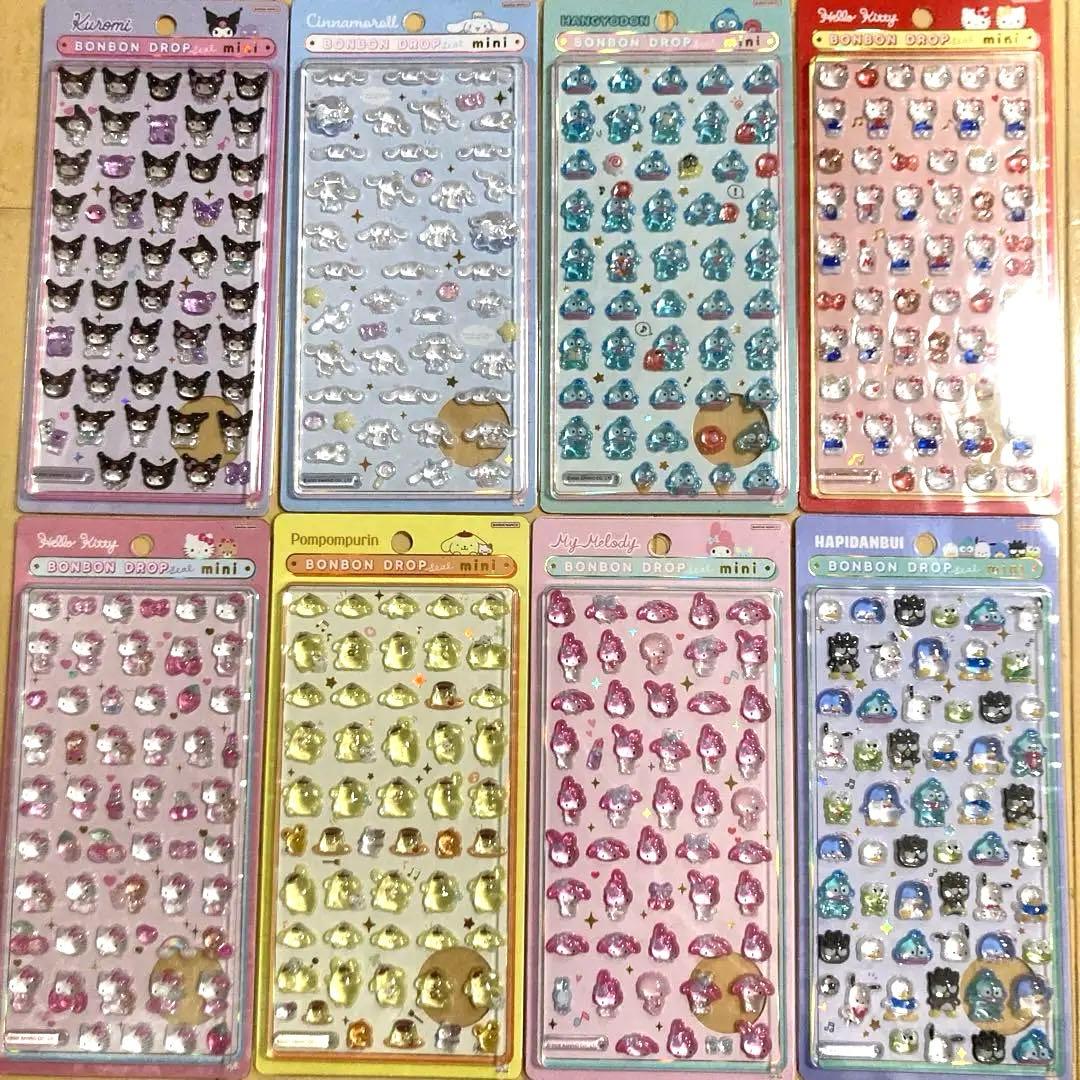 サンリオ ボンボンドロップシール　ミニ　8種セット