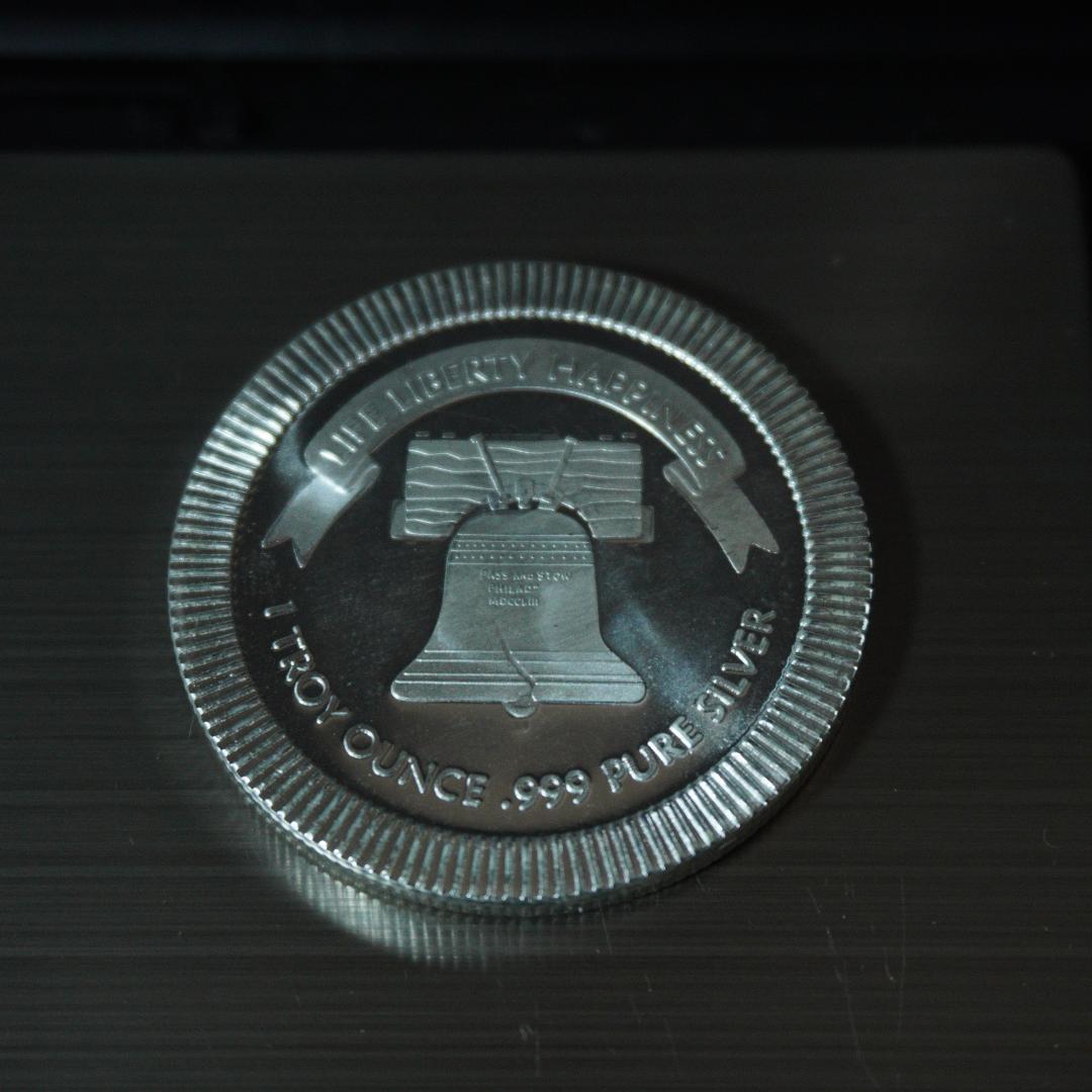 1オンス SilverTowne リバティベル 銀貨 シルバー ラウンド