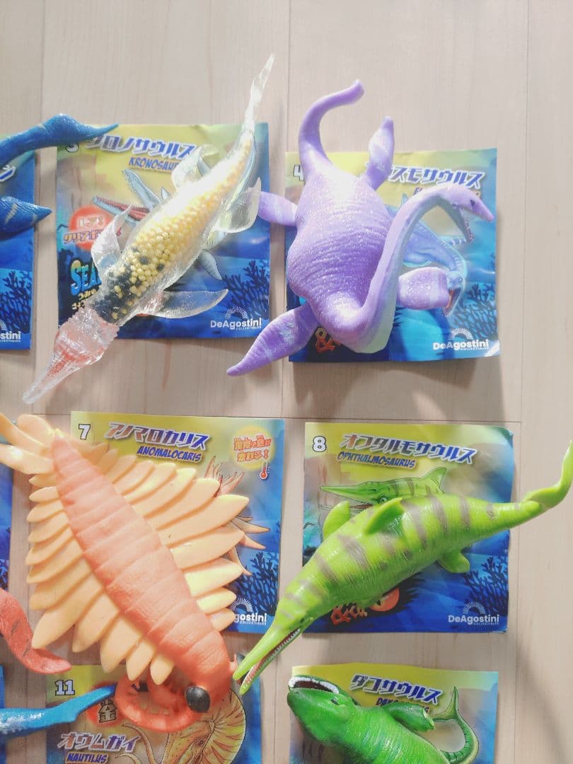 DeAgostini 海の恐竜アンドコー 17体　デアゴスティーニ　コンプリート