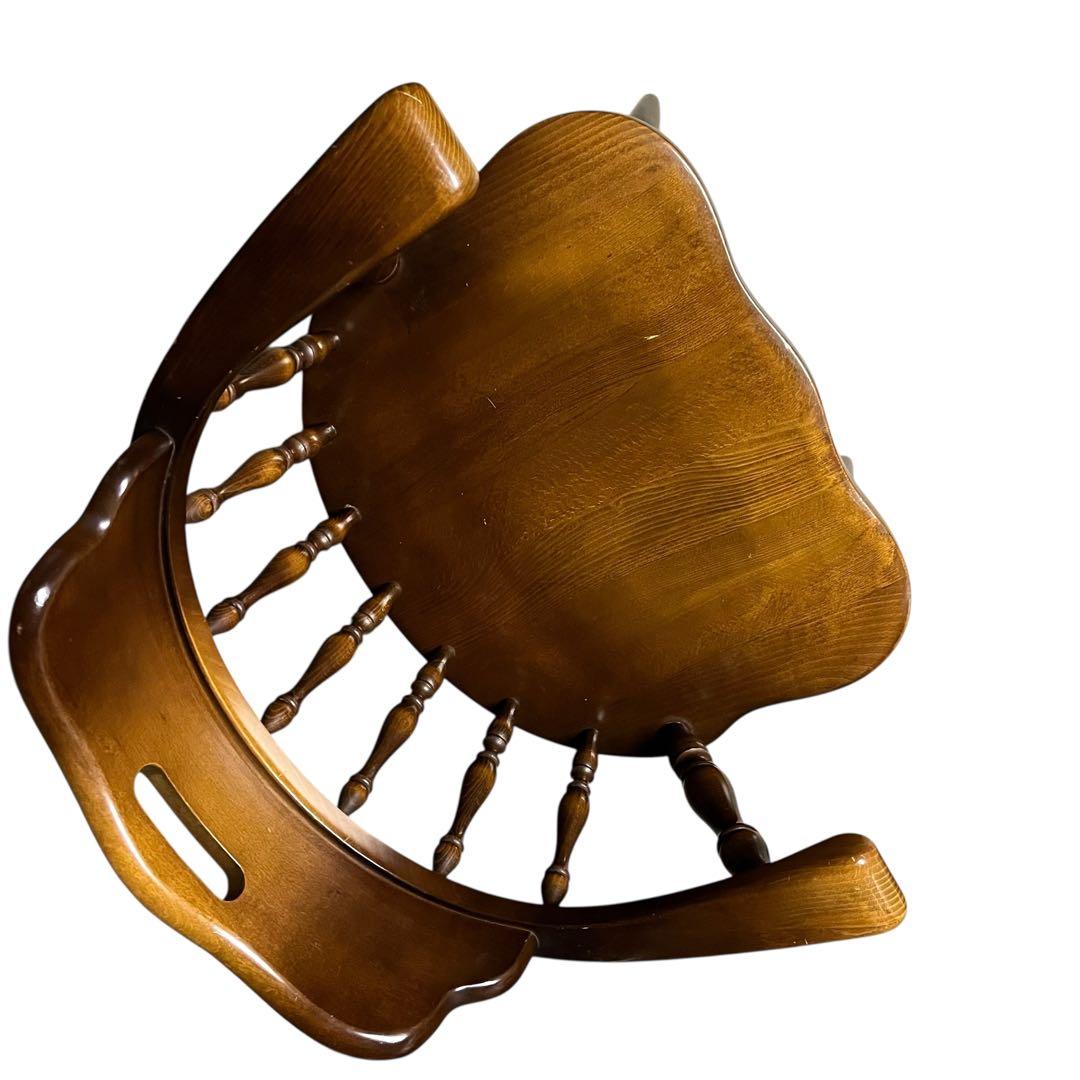 【送料無料】飛騨産業 キツツキ ウィンザーチェア アームチェア アンティーク ③