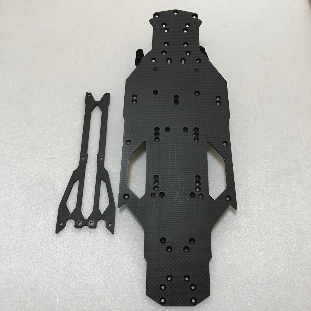 ラジコン・ラジドリ・RC-ART シャーシ+ステアリングワイパー付き