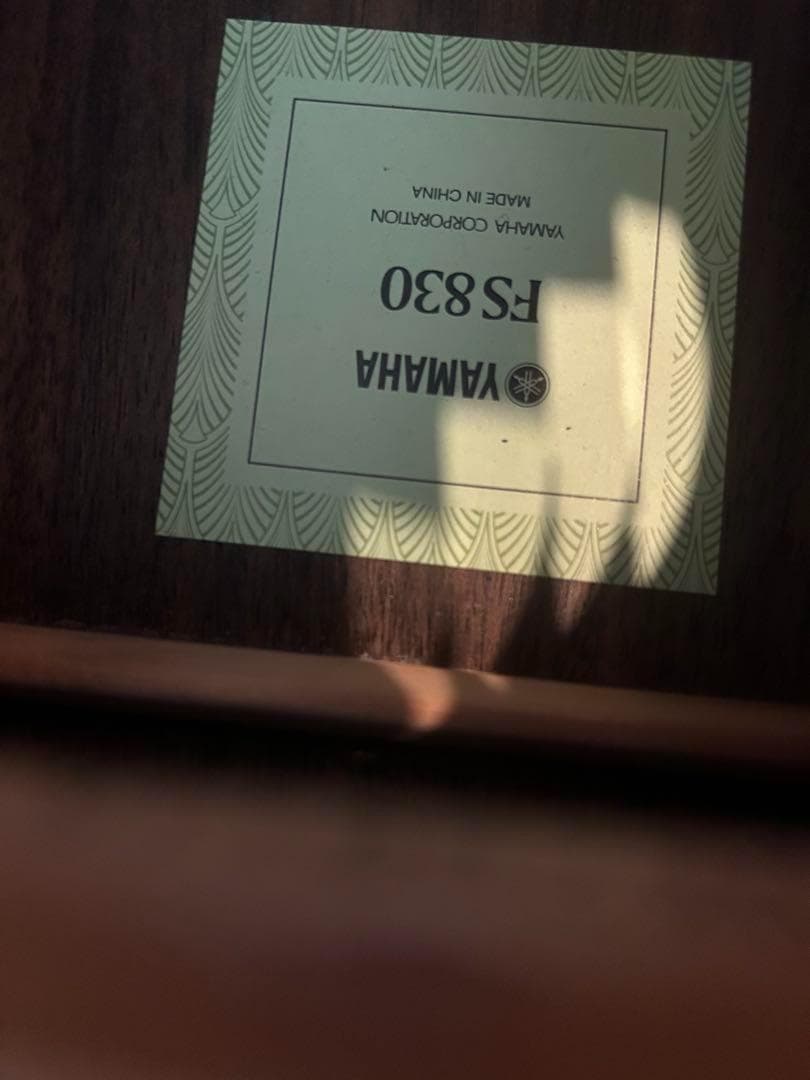 YAMAHA fs830 アコースティックギター　弦高調整済み