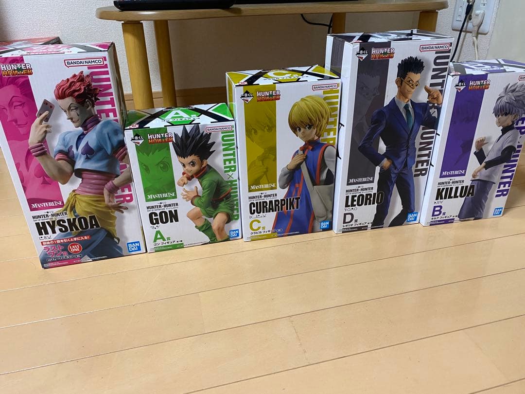 【まさし】HUNTER × HUNTER一番くじフィギュア5体セット