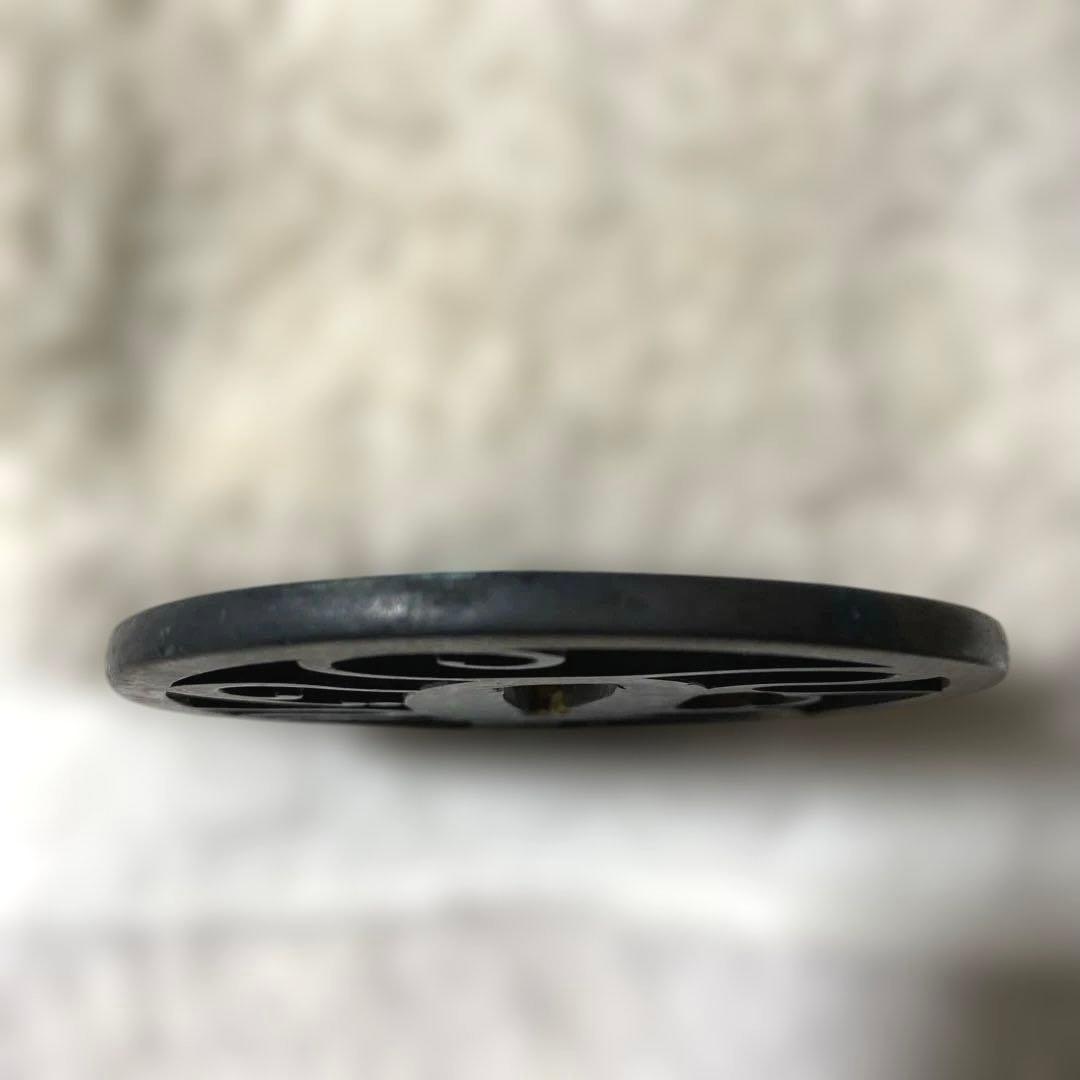 B-20 鍔　武具　刀装具　銅製　鍔袋•木箱付き　アンティーク　美術品　工芸品