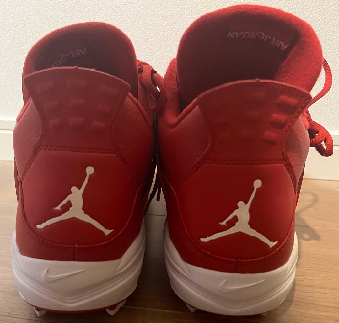 TTNIKE ナイキJordan 4 レトロ 野球用樹脂底スパイク31cm