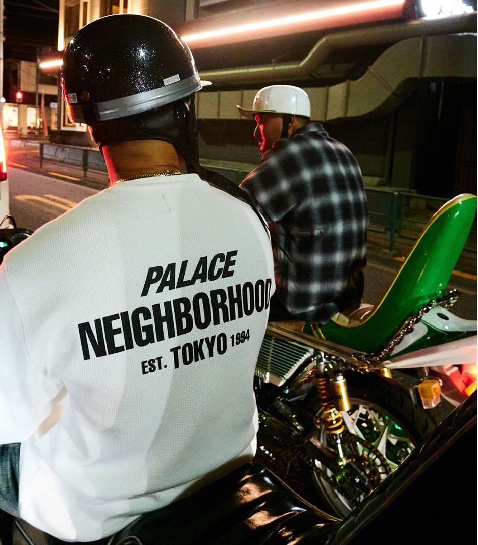 Lサイズ PALACE x NEIGHBORHOOD Waffle Jersey