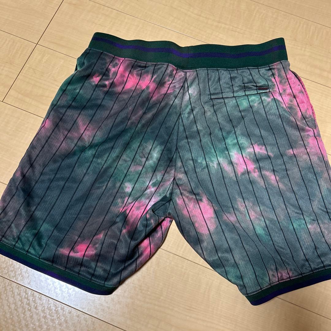 supreme バスケットボールショーツ Mサイズ グリーン 古着