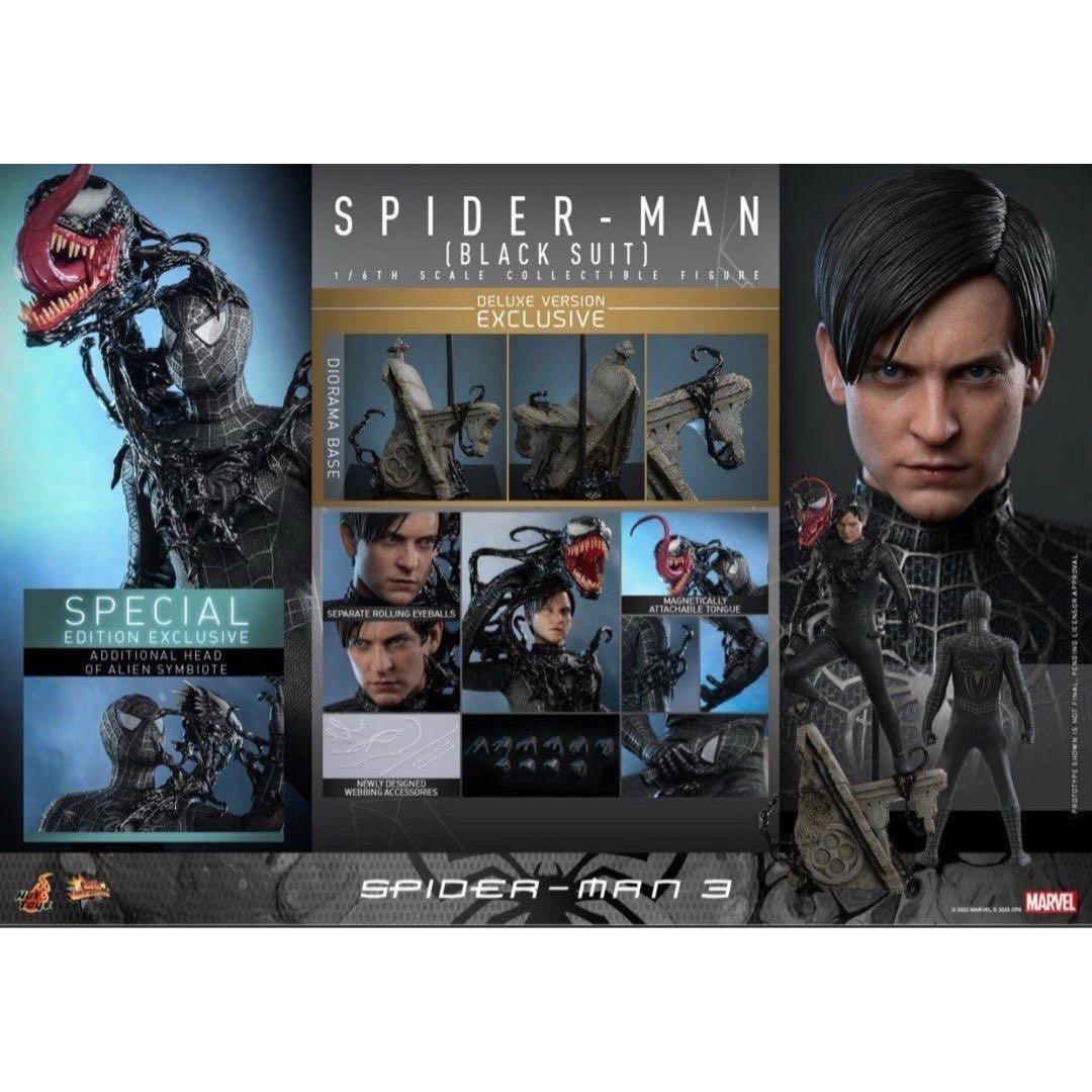 ホットトイズ スパイダーマン ブラックスーツ デラックス版 DX版